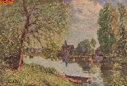 Flu�landschaft bei Moret-sur-Loing nach Sisley